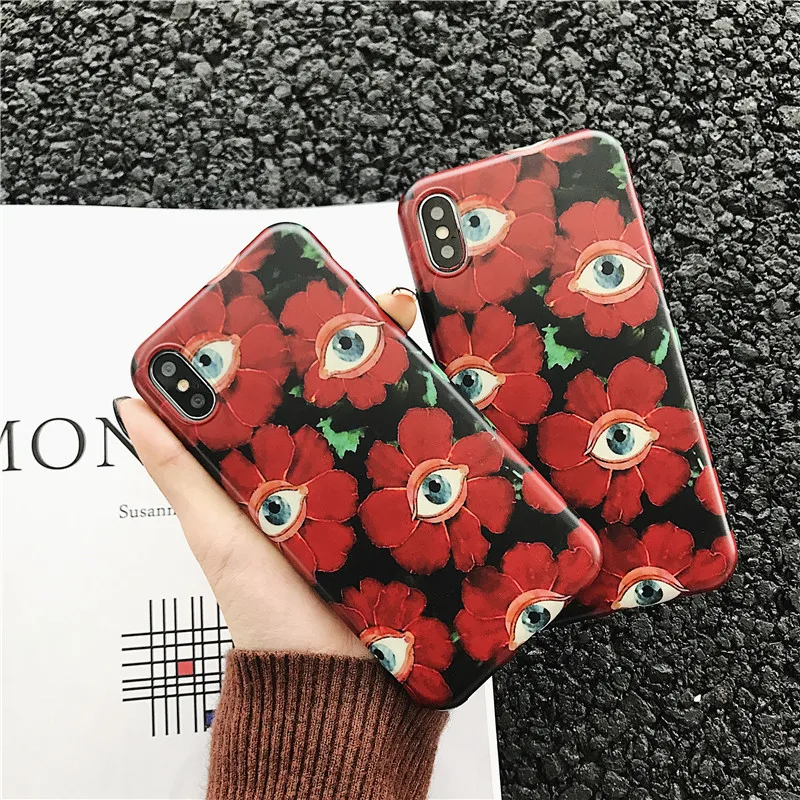 

Matte Soft TPU Cover for Iphone 8Plus Phone Cases for Iphone Xs Max Xr X 7Plus Silicon Back Cover for Iphone 6 6S Plus Case Capa