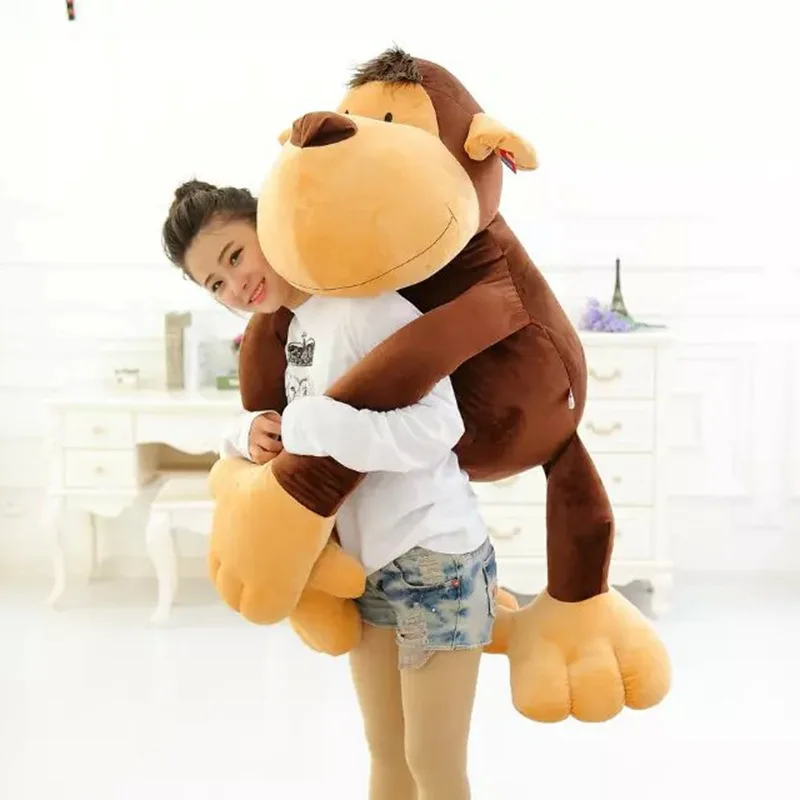 fillings toy very large 130cm brown monkey plush long arms doll hugging pillow birthday gift w5239 | Игрушки и хобби