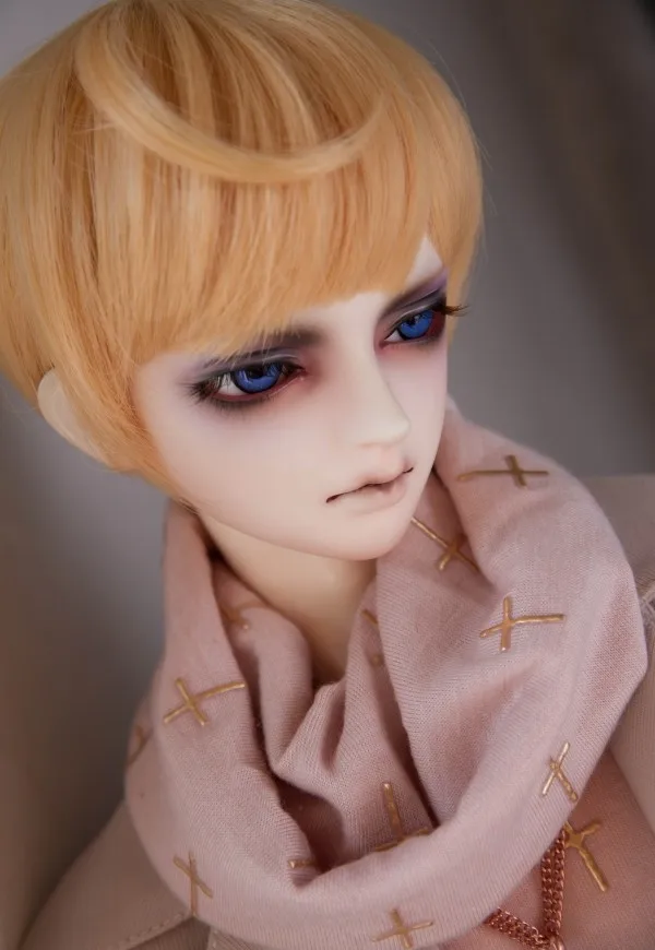 BJD куклы высокотемпературные синтетические парики для 1/3 1/4 1/6 BJD DD SD MSD YOSD куклы короткие каштановые золотые волосы парики куклы аксессуары