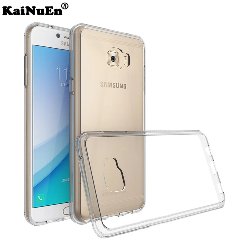 Силиконовый чехол для Samsung Galaxy C5 C5000 5 2 силиконовый прозрачный Футляр 3d tpu Чехлы