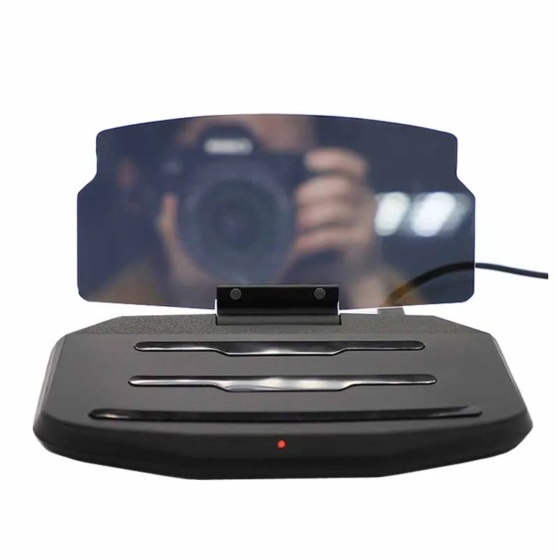 Qi Wireless Car Mount Charger For iPhone X 8 Plus Car GPS HUD Map Guide Wireless Charging Pad Car Holder Stand For Samsung S8 S9