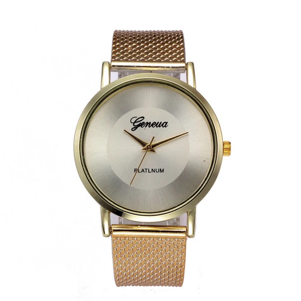 MIGEER Brand Fashion Multicolor Silicone Mesh Belt Creative Strap Wristwatch Casual Women Quartz Watches Gift Relogio Feminino