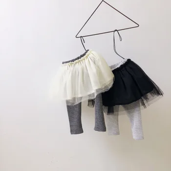 

2019 hot selling girls patchwork pants spring autumn baby girls pants 0-3t