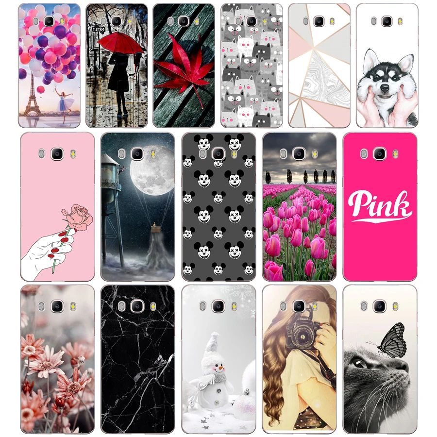 

G Phone Case For Samsung Galaxy J5 2016 J510F Soft Silicone TPU Cartoon Protector Cover Cases For Samsung J5 2016 J510 Bumper