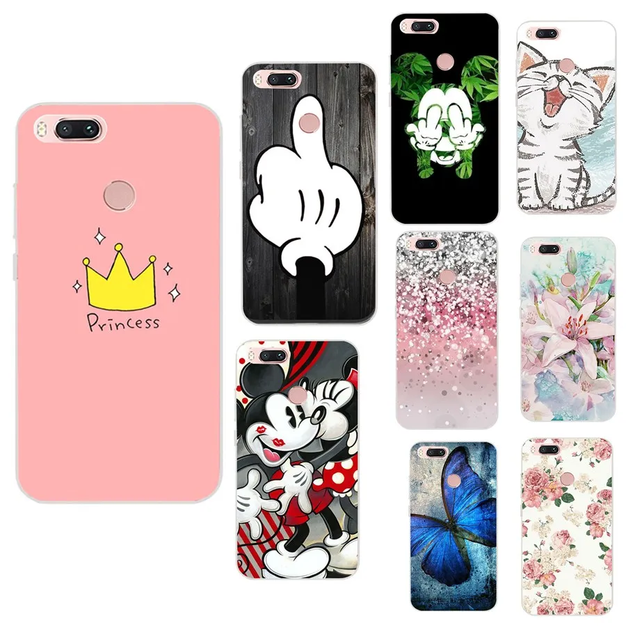 

Case For Xiaomi Mi A1 Redmi 5 Plus Cases Soft Silicon Phone Cover For Xiaomi Mi Max 2 Redmi Note 5A 32GB 4A 4X Cases