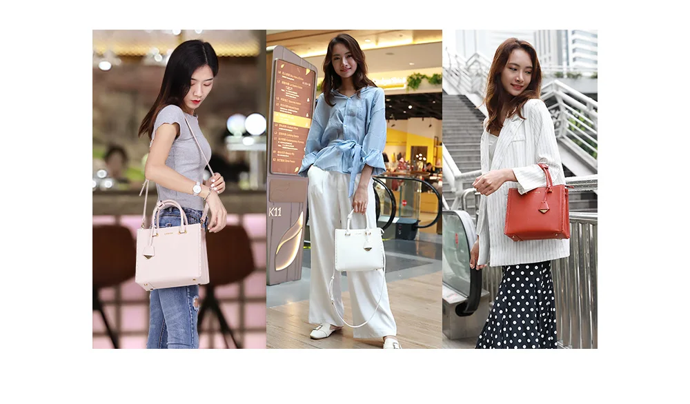 La festin marca bolsa feminina retro luxo