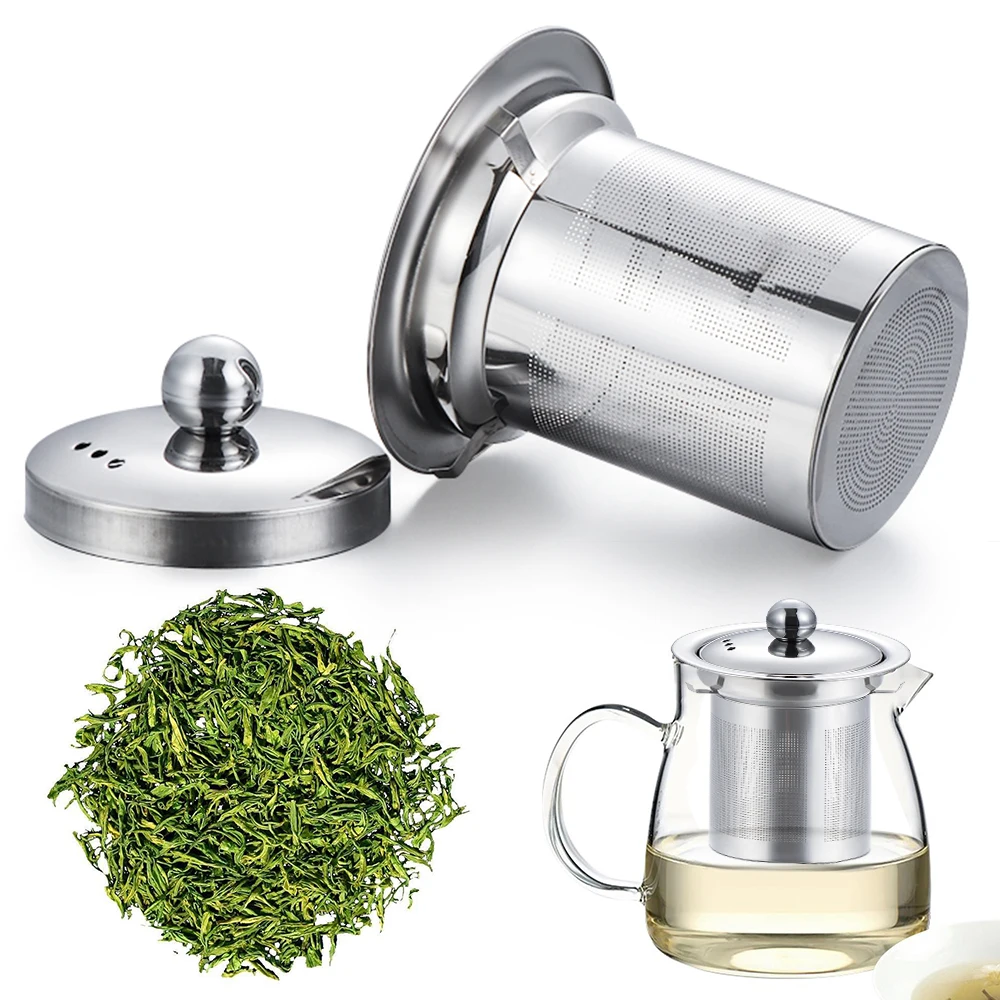 1 шт., s, m, l, ситечко для чая из нержавеющей стали, многоразовая сетчатая корзинка для заварки, фильтр для травяного настоя для кружки, чайный горшок, чайная посуда