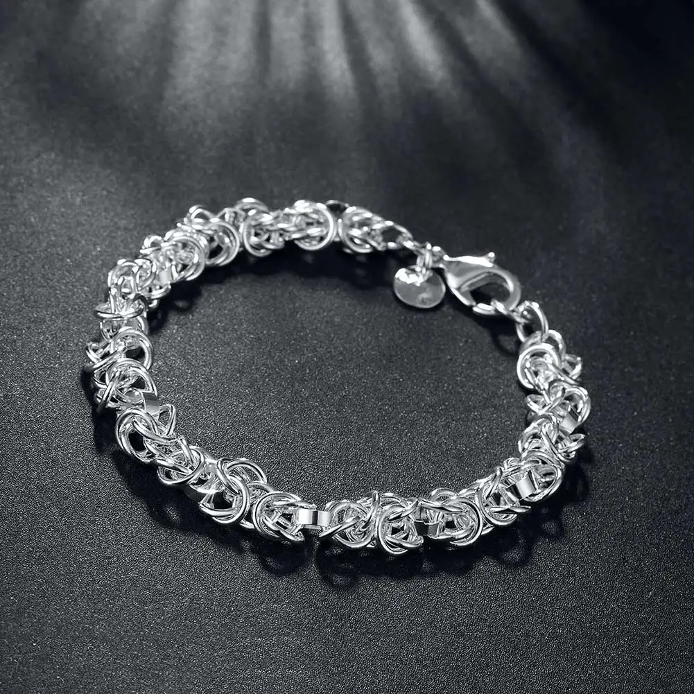 Браслет с серебряным покрытием H073|buckle bracelet|bracelet brandbrand bracelet |