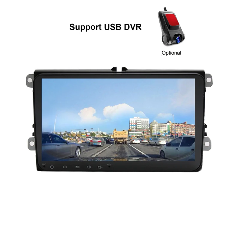 Discount 9" Android 7.1 Car GPS Navigation for VW Volkswagen SKODA GOLF 5 Golf 6 POLO PASSAT B5 B6 JETTA TIGUAN dvd player BT Wifi 17