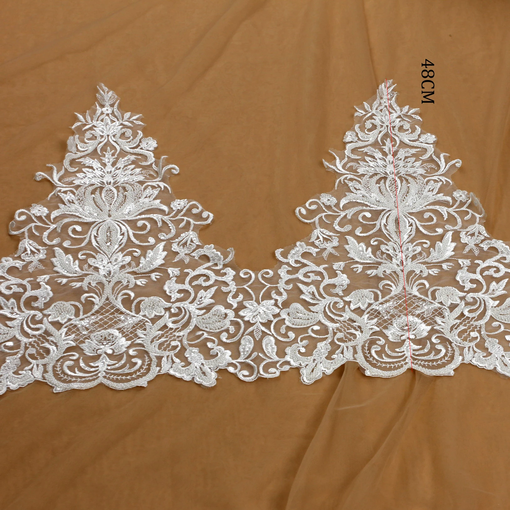 

Новинка, крупный узор, тяжелые бусины, кружева, аксессуары для одежды для кукол, 48 см по ярду