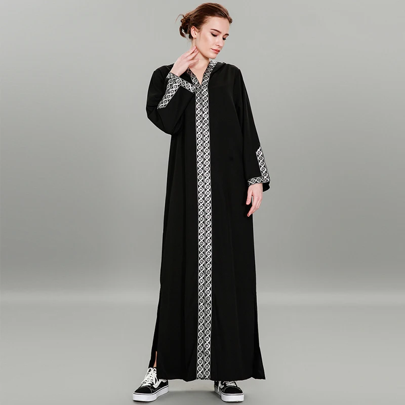 Плюс Размеры кимоно Женская одежда Абая для женщин ОАЭ Турции Для женщин длинные толстовки мусульманский хиджаб платье халат Абаи марокканский Восточный халат с поясом из г. Дубай турецкая исламская Костюмы