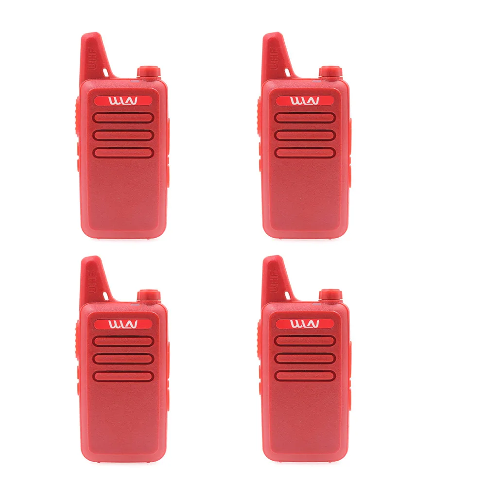 4PCS WLN Mini Walkie Talkie KD-C1 UHF 400-470Mhz Handheld Two Way Radio Station Communication Transceiver Ham Radio 4PCS WLN Mini Walkie Talkie KD-C1 UHF 400-470Mhz Handheld Two Way Radio Station Communication Transceiver Ham Radio