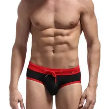 Мужская одежда для плавания, трусы, сексуальный гей-бикини, купальный костюм, плавки, тонкие, с принтом черепа, Мужская одежда для плавания, шорты