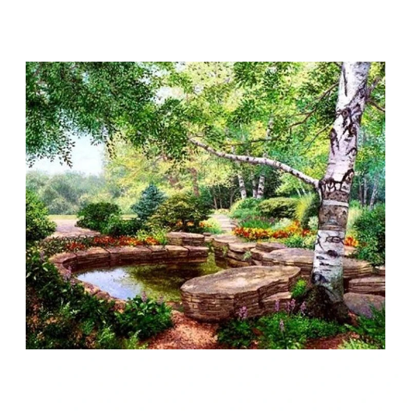 Full diamond mosaic embroidery Cross Stitch landscape Diy 5D diamond Painting tree picture Home Decoration handmade gift 