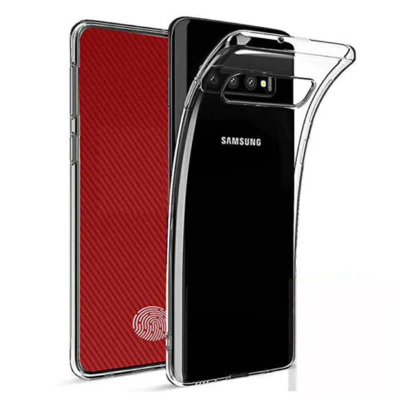 Для samsung Galaxy S10 Plus S10 5G чехол ультра тонкий прозрачный мягкий ТПУ чехол для задней панели для samsung Galaxy S10e S10+ Plus чехол