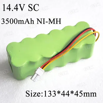

GTK 14.4v 3500mah NIMH rechargeable battery pack high capacity for sweeper vacuum SR8825 8840 8845 8890