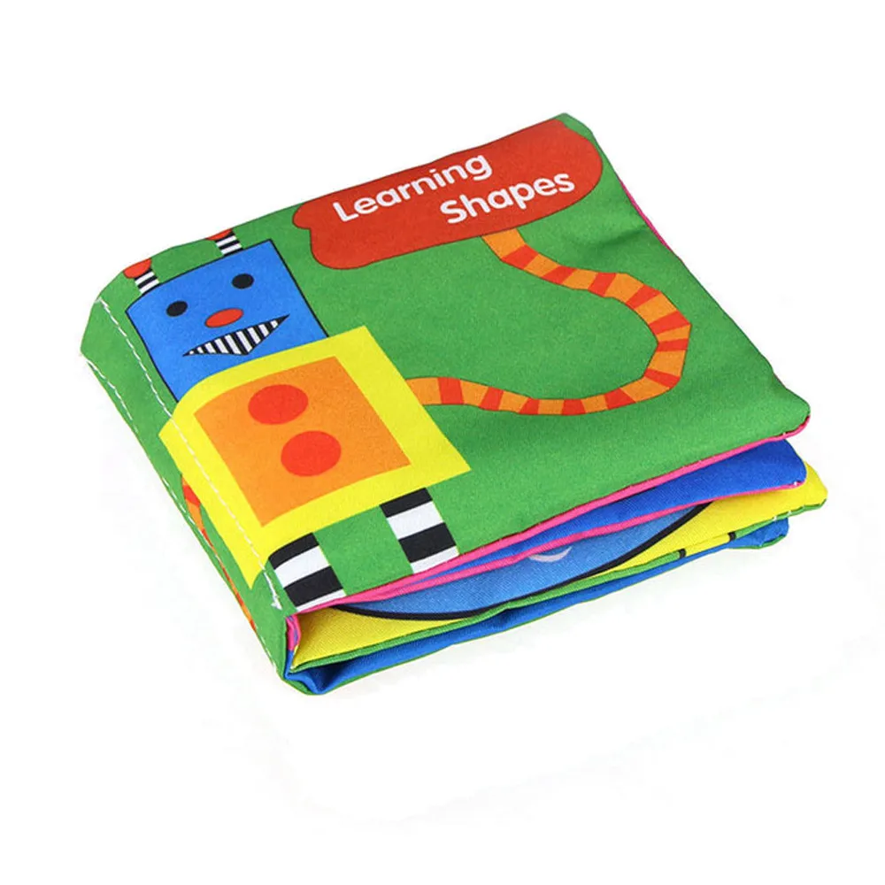 

HIINST development and activity 2017 New Soft Cloth animal cute Baby Intelligence learning Picture Cognize Book*R Drop