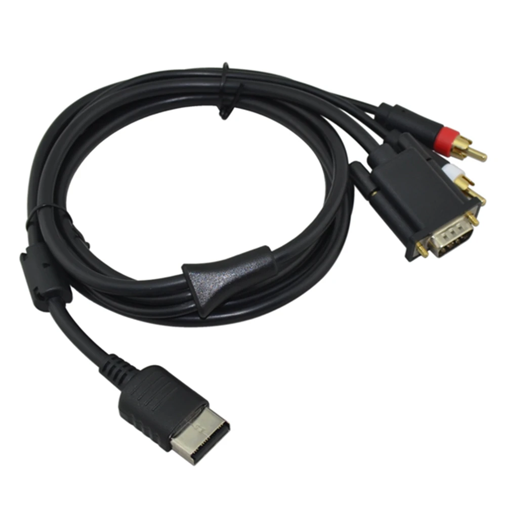 100% новый 20 шт./лот Высокое разрешение VGA кабель RCA адаптер звука HD Box PAL NTSC кабель для SEGA Dreamcast видео игры консоли