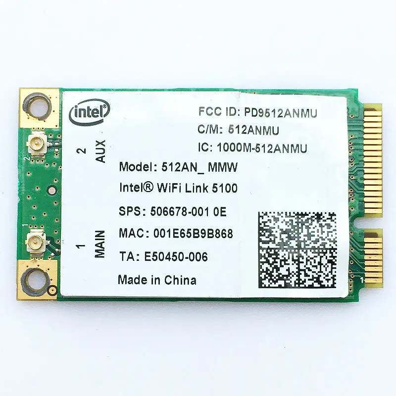 ntel wifi link 5100 agn