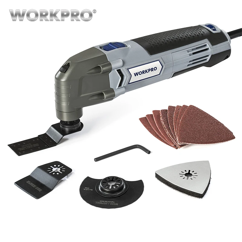 Black /& Decker 250W//240V Oscillating Multi Tool Includes 12 Multi Accessories
