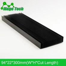 Светодиодный алюминиевый радиатор в виде пластины растут свет радиатор охлаждение Охладитель Fit транзистор IC теплопроводность светодиодный радиатор Электроника