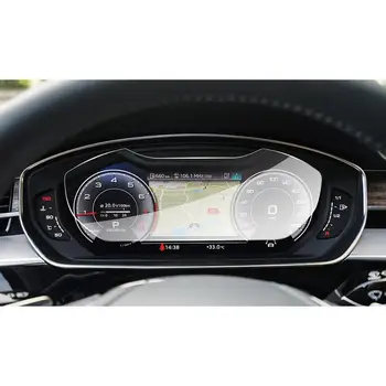 

RUIYA Vehicle PET Screen Protective Film For Audi A8 2018 2019 Car LCD Dashboard Display Screen Auto Interior Accessories 2 Pcs