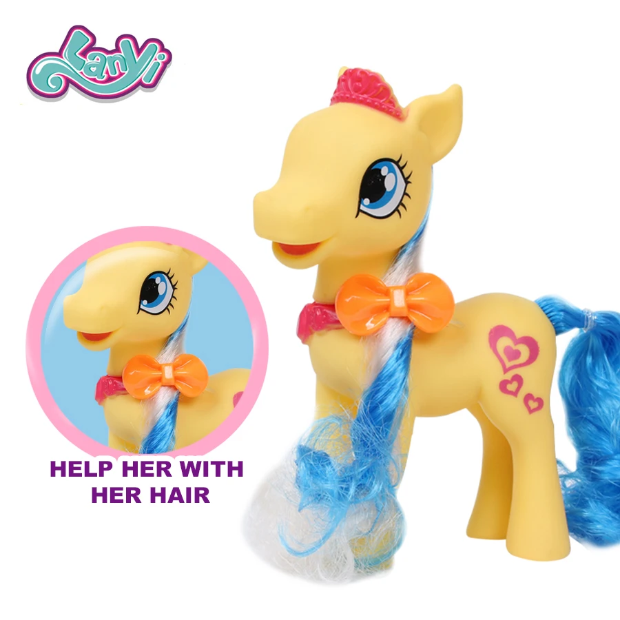 Lanyitoys оригинальная 5 дюймовая фигурка аниме my little ponies игрушки радуги маленькие
