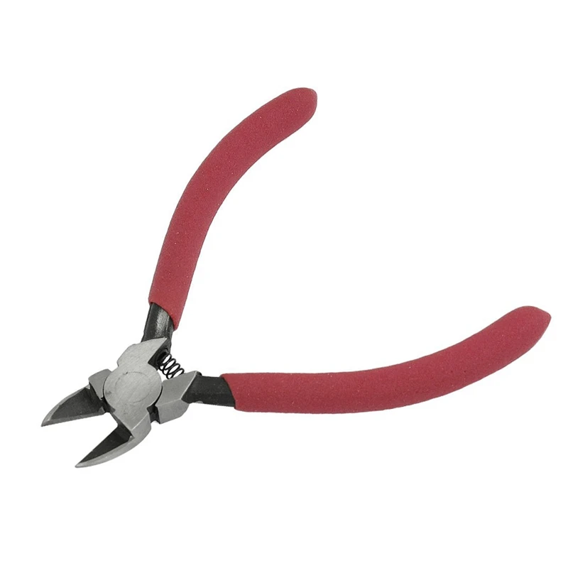 

4.5" Side Cutter Diagonal Wire Cutting Pliers Nippers Repair Tool Red