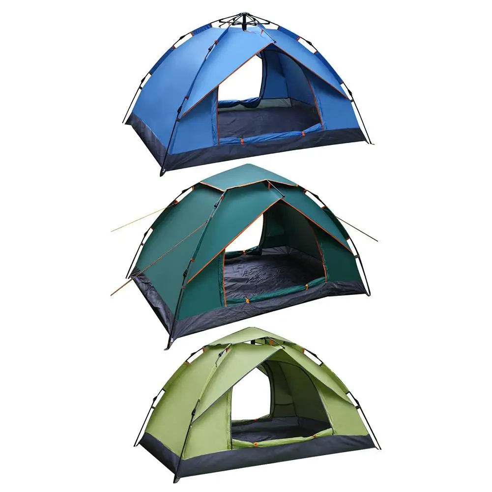 

Two-person Automatic Tent - Quick Open Anti-sun Waterproof Anti-mosquito Fake Two-layer Tent For Beach And Camping Tent