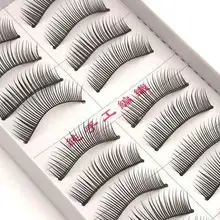 Натуральные длинные TPYE завивки удлинения DIY накладные ресницы как ручной работы ресницы накладные ресницы искусственные ресницы для красоты макияж