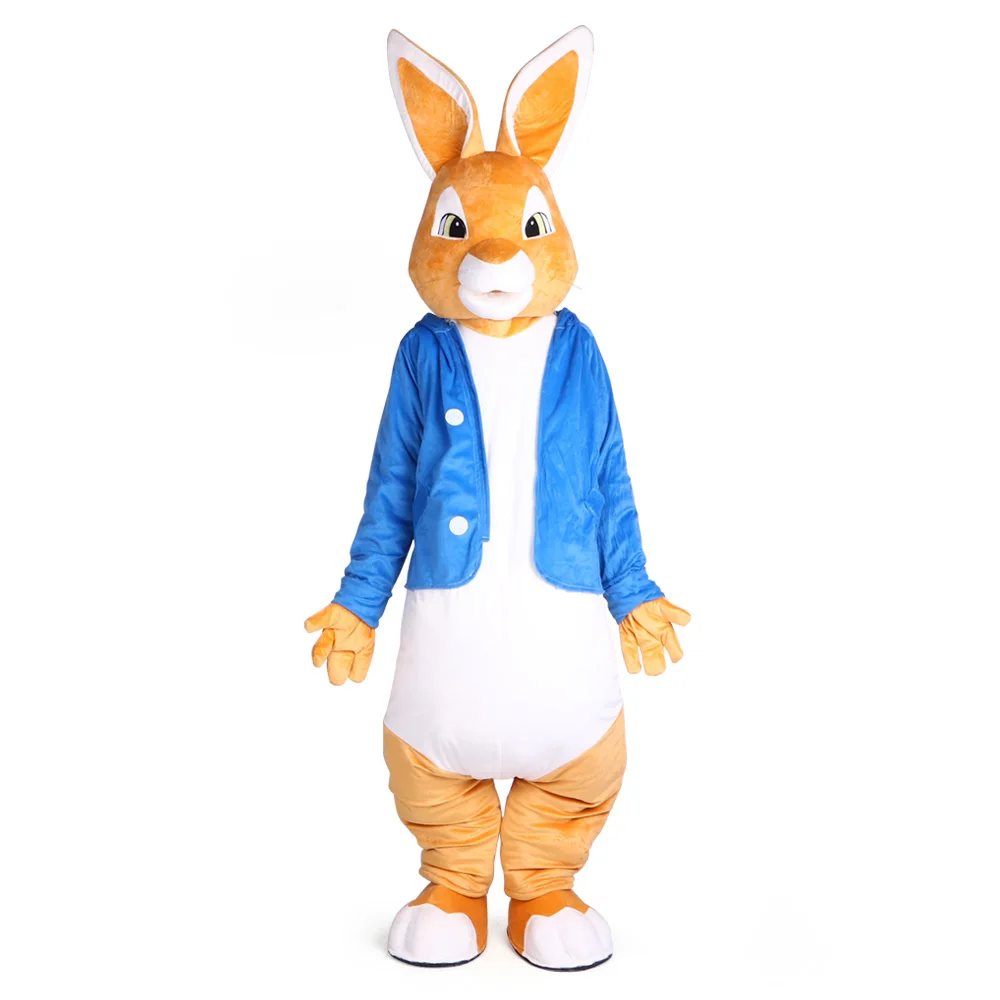 

Peter Rabbit Mascot Costumes Christmas Unisex Mascots Suit Fancy Dress for Adult full outfit Hallween Purim party