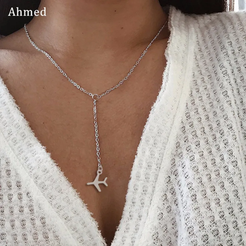 Ahmed новый дизайн креативные Длинные цепи ожерелье модные подвески ювелирные