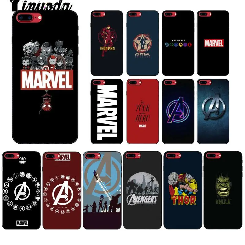 

Yinuoda Deadpool iron Man Marvel Avengers KingKong Star Wars Phone Cover for iPhone X XS MAX 6 6s 7 7plus 8 8Plus 5 5S SE XR