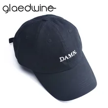 Glaedwine бейсбольная кепка, чертов бейсболка для папы для мужчин и женщин, вышитая хип-хоп кость, сшитая неструктурная Rapper Кендрик Ламар