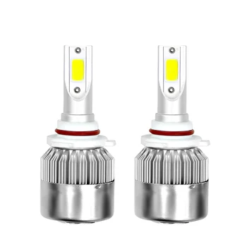 

2pcs DC6V-36V Vehicle LED COB Headlamp 9005/H10/HB3 6000K 3800LM Head Lights 360° LED 36W 3.0A Car Headlights Car Accessories