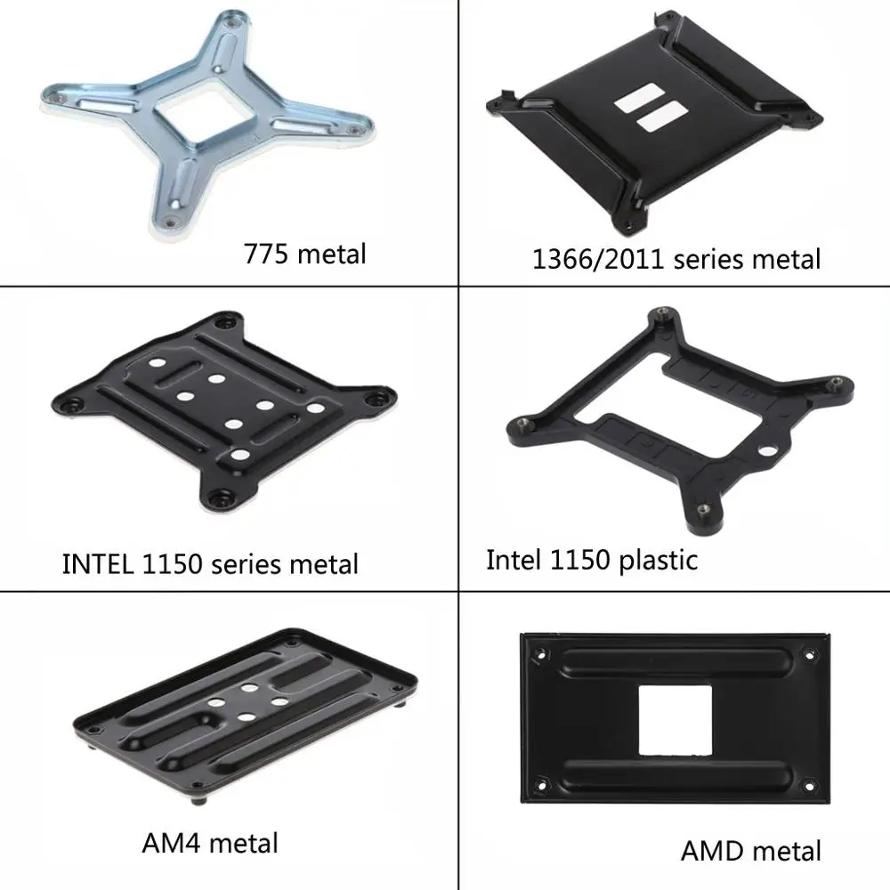 CPU Heatsink Bracket For INTEL AMD Bracket Backplate For 775 1150 2011 AMD AM4 CPU Heatsink Bracket For INTEL AMD Bracket Backplate For 775 1150 2011 AMD AM4