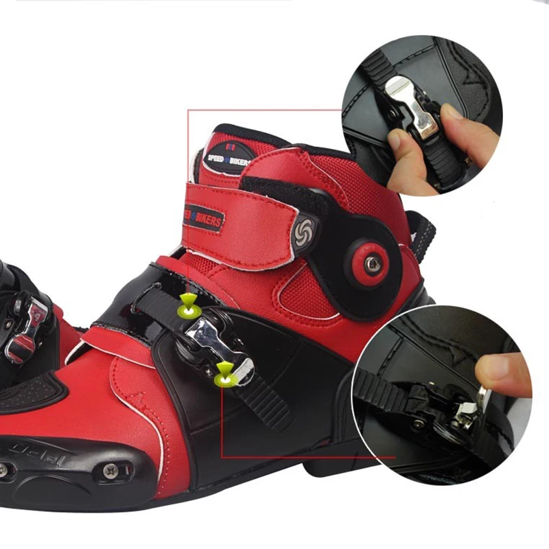 Motorcycle Boots Foot Protection Men Protector Motorbike Riding Motocross Boot Shoes Motos Botas Motociclismo Chuteiras