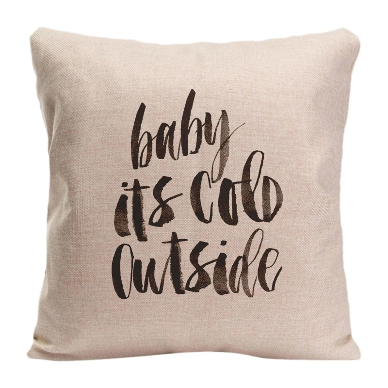Housse De Coussin Decorative En Coton Et Lin Pour Bebe Taie D Oreiller A L Exterieur Haute Qualite Cadeau Personnalise Pour Canape Aliexpress