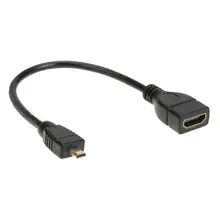 1 шт. V1.4 Мужской к женскому HDMI к Micro HDMI кабель 1080p адаптер Соединительный кабель короткий 17 см HDMI расширенный кабель для мобильного телефона