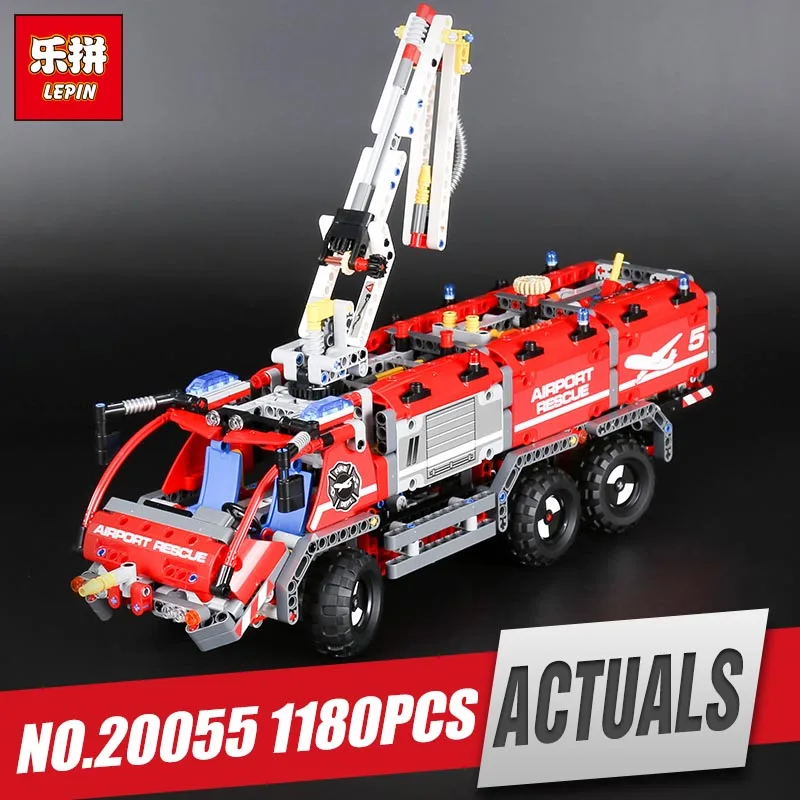 

Lepin 20055 Technic Mechanical Series The Rescue Vehicle Set Children Educational Building Blocks Bricks Toy Gift Legoings 42068