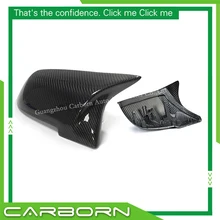 For BMW 1 2 3 4Series F20 F21 F22 F23 F30 F31 F32 F33 F36 X1 E84 Ox Horn Shape Replacement ABS/(Dry) Carbon Fiber Mirror Cover For BMW 1 2 3 4Series F20 F21 F22 F23 F30 F31 F32 F33 F36 X1 E84 Ox Horn Shape Replacement ABS/(Dry) Carbon Fiber Mirror Cover