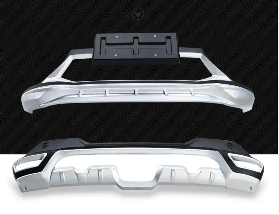 ABS Хром Передний+ Задний бампер протектор защита опорная плита для Nissan Qashqai