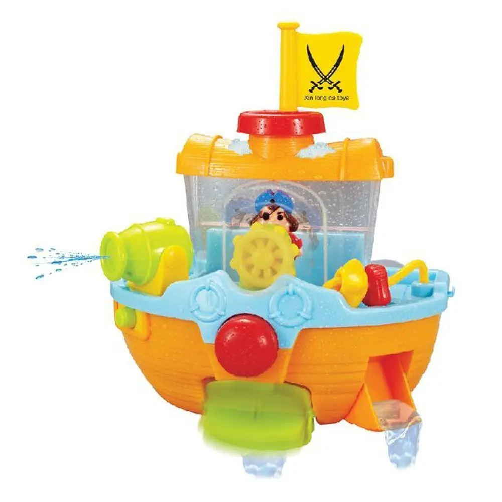 Pirate Ship Bathtub Bath Toy ZM15021 Bathtime Play Set for kids with