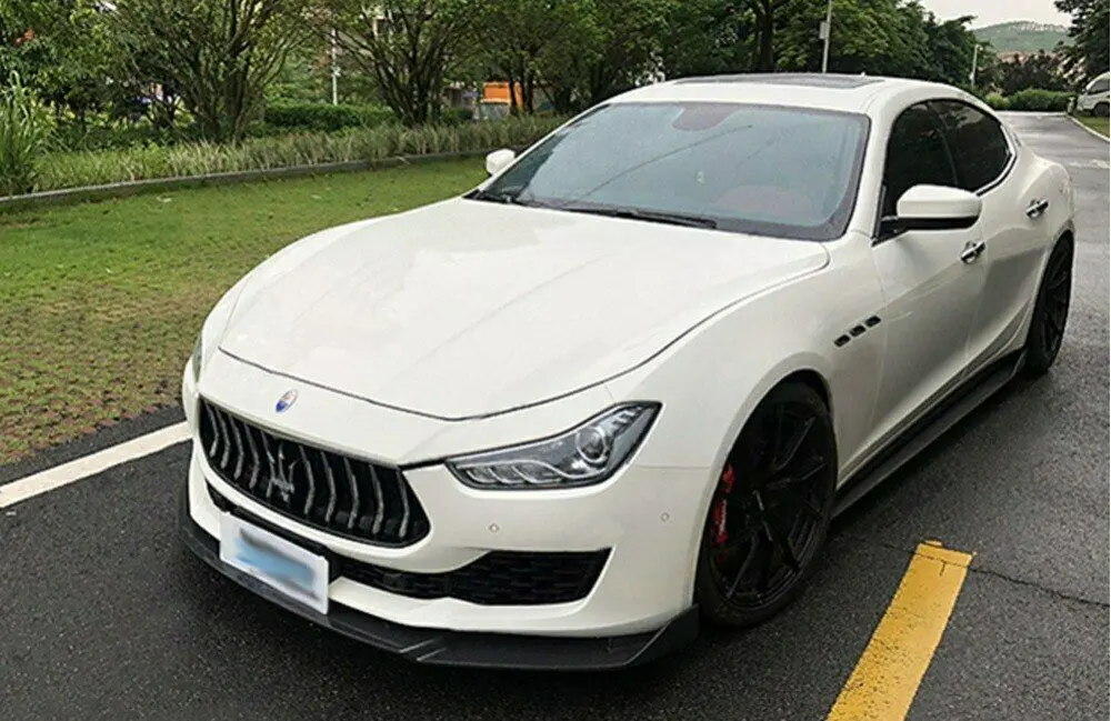 Передний бампер из углеродного волокна передний комплект bodk для Maserati ghilii 18