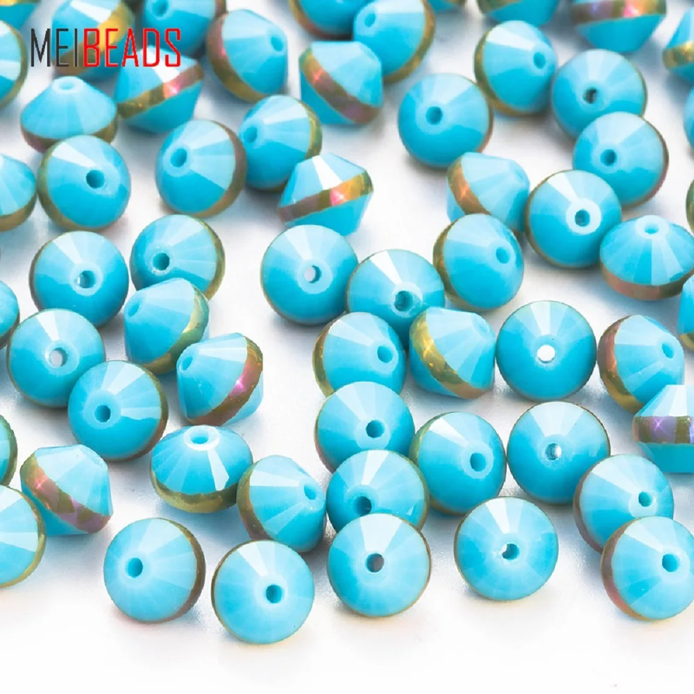 

MEIBEADS 20pcs/lot 7*8mm Colorful Porcelain Multifaceted Rotating Gyro Bead For Accessories Bracelet DIY Jewelry Making EY6062