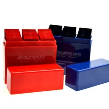 300 листов Стоматологическая бумага для определения прикуса синие полоски Стоматологические лабораторные продукты Уход за зубами аксессуары для отбеливания 55*18 мм