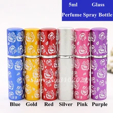 5/10 мл 5/10/15/20/30 шт мини маленькая сумочка для путешествий на Стекло бутылкы парфюмерного Спрея Распылитель Бутылка Духи направляющие серьги бутылки многоразового использования контейнер для косметики