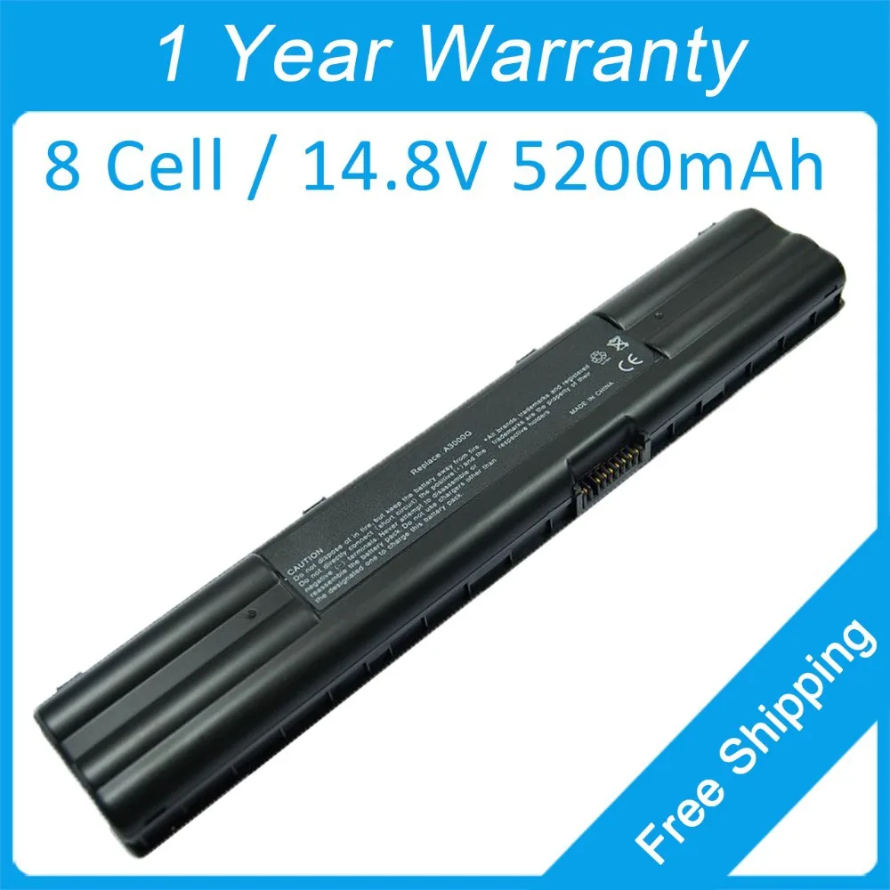 

New 8 cell laptop battery for asus A3L G2K A7J Z91E Z92F G2Sv Z83S Z92Vm A3500L A6000N 90-NCG1B1000 70-NCG1B4000 90-NFPCB1001