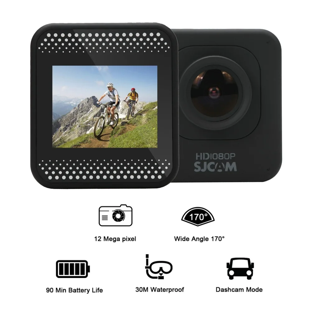 في الأسهم! الأصلي SJCAM M10 الرياضة عمل الكاميرا كامل HD 1080 P الغوص 30 M كاميرا مقاومة للماء DVR كاميرا M10 الرياضة DV كاميرا