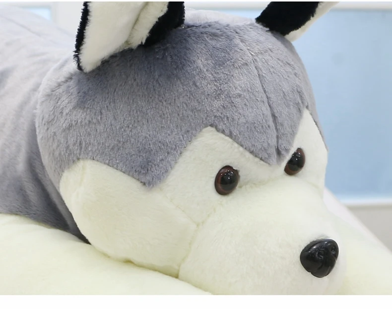 Cute Animal Husky Plush Toys Dolls Large Cartoon Dogs Valentine's Day Gifts Decoration 39inch 100cm DY50505 (1)